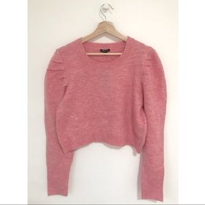 Wild Fable Puff Sleeve Women’s Crop Sweater